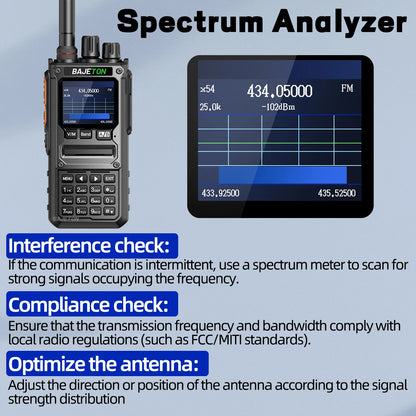 1/2PCS BAJETON BJ-7800 Walkie Talkie 10W AM/FM Bluetooth Phone Programming Long Range SW MW LW AM SSB CB For RT-920 Ham Radio