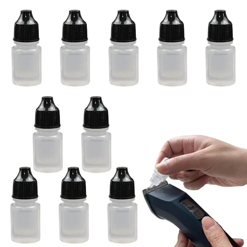 10pcs 3ML Hair Trimmer Oil Clippers Beard Shavers Lubricant Barber Oil For Clippers Reduces Friction  Hair Trimmer Care Oil