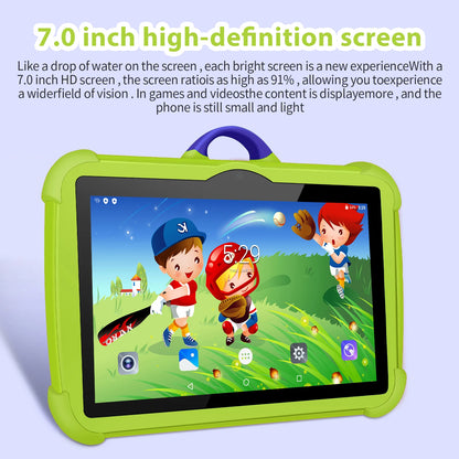 New 5G WIFI 7 Inch Android Kids Tablets Quad Core 4GB RAM 64GB ROM Dual BOW Cameras Cheap And Simple Children's Gifts Tablet PC