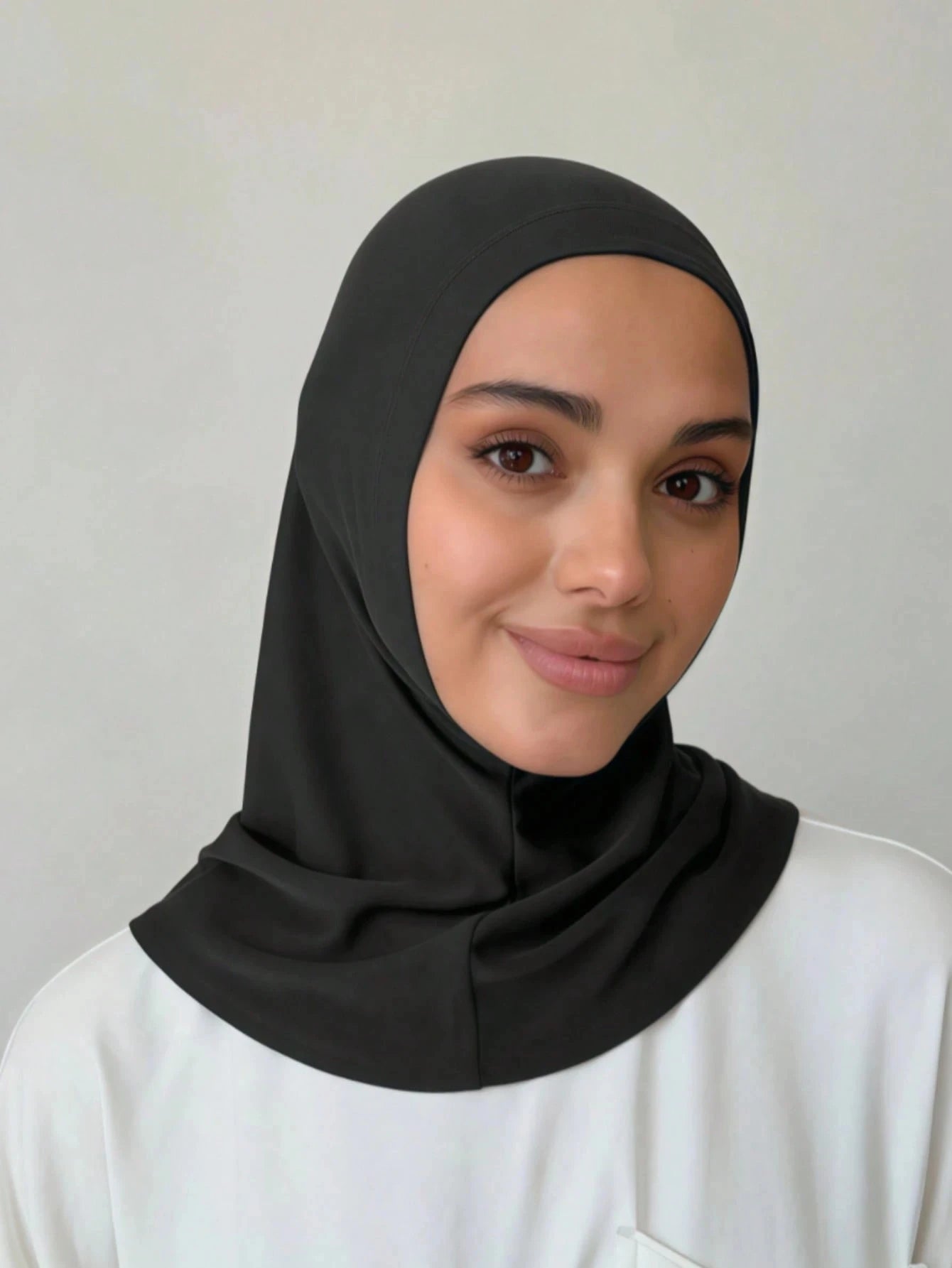 Soft Elasticity Modal Pull on Hijab Muslim Full Cover Neck Instant Hijab Islam Ready to Wear Hijab Scarf HeadWrap Ramadan Prayer