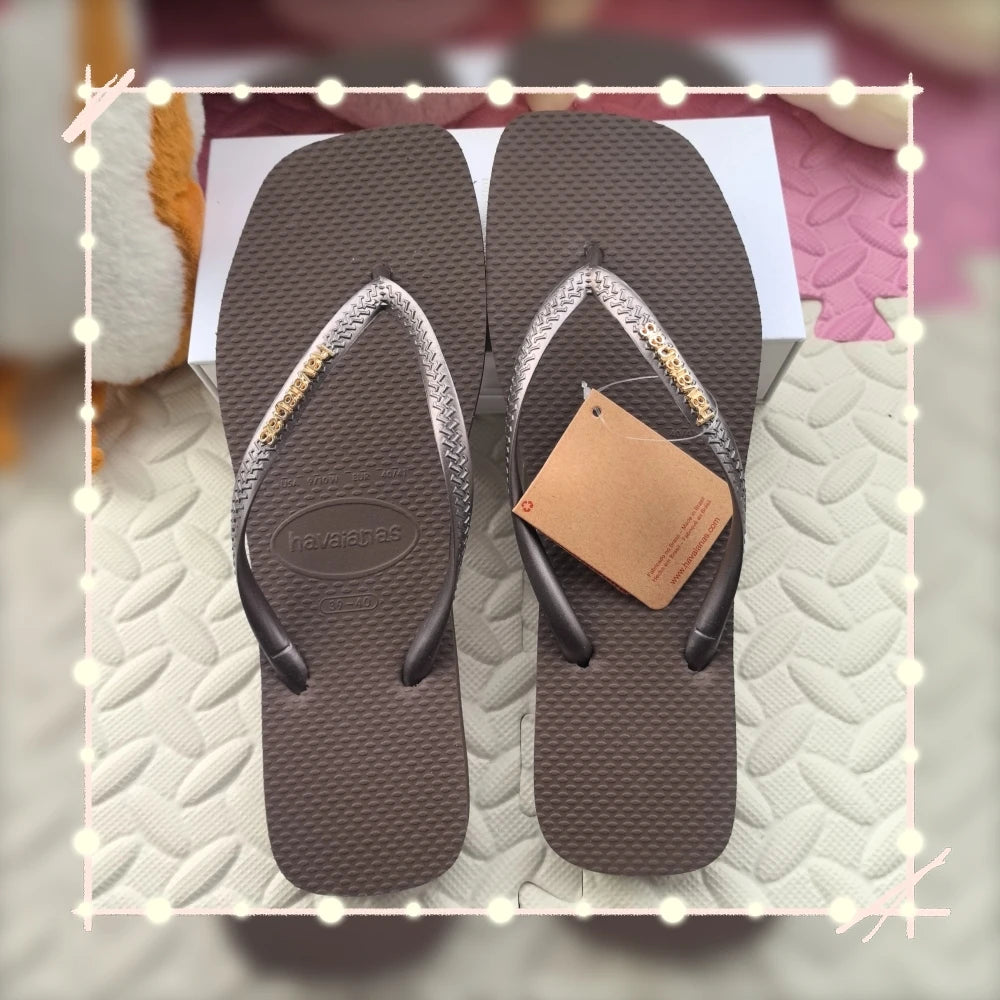 New Brand Flip-flops for 2026 Rubber Flip-flops Rubber Soft and Comfortable Travel Slippers Indoor and Outdoor Anti-slip Shoes