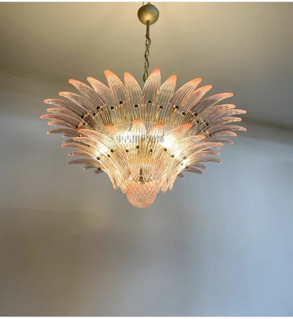 Modern Vintage French Glass Living Room Chandelier Designer Bedroom Mid-Century Style Duplex-Style Dining RoomLarge Villa Lights