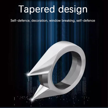 Defend Yourself】Outdoor Equipment Men Women Defend Yourself Finger Tiger Wolfproof Weapon Trigger Finger Cat Earring Finger Wind