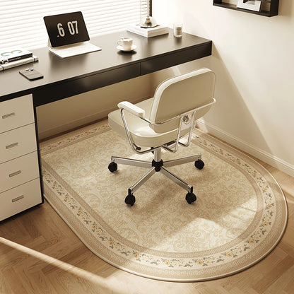 VIKAMA Computer Chair Non-Slip Mat Bedroom Dresser Chair Foot Mat Study Swivel Chair Floor Protection Mat Under Desk Carpet