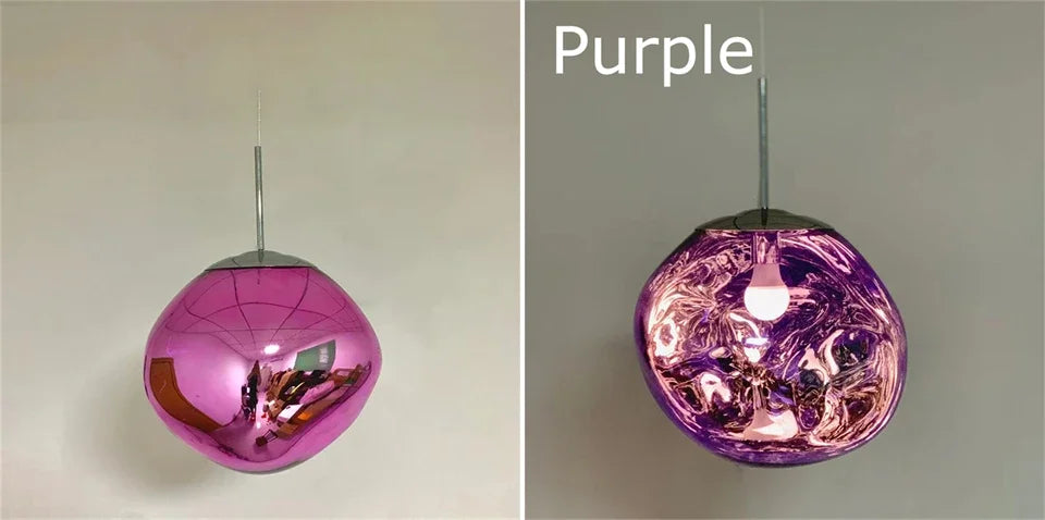 Nordic LED Lava Pendant Lights PVC Lighting Ideal for Living Room Indoor Decor Home Fixtures Loft Kitchen Hanging Lamp
