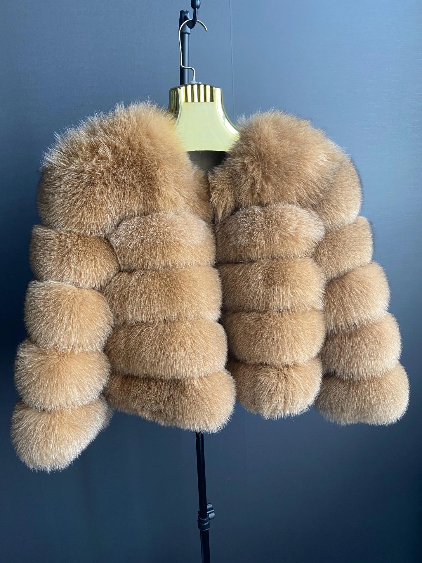 Women's Fur Coat Fox Fur Jackets for Women Clothing Natural Real Fox Fur Jacket Coats for Women Fur Jacket in Promotion