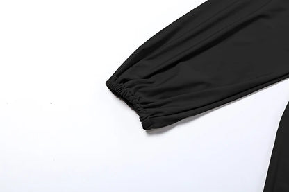 Weird Puss Sexy Backless Romper Women O-Neck Full Sleeve Hottie Simple Fashion Street Stretch Slim Midnight Clubwear Playsuit