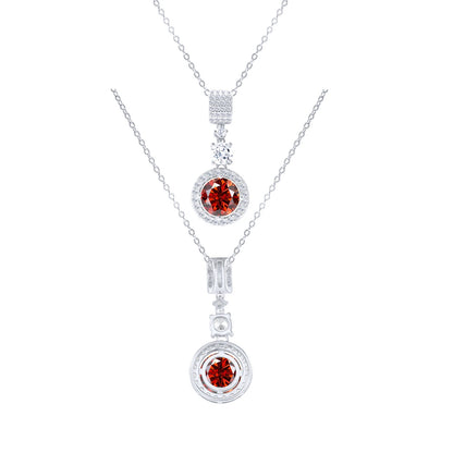 TY 5CT DColor Moissanite 925 Sterling Silver Pendant Necklace Fine Jewelry Necklace Women Fashion Accessories For Party Wedding