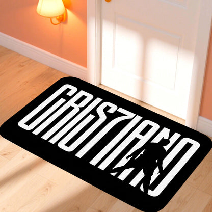 C-CristianoS R-Ronaldo CR7 Doormat Kitchen Rugs for Bedroom Front Door Mat Non-slip Pad Room Decoration Motorcycle Carpet Home