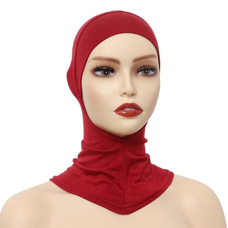 Women Muslim Underscarf Head Cover Muslim Headscarf Inner Hijab Caps Islamic Underscarf Ninja Hijab Scarf Hat Cap Bonnet
