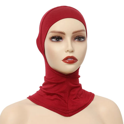 Women Muslim Underscarf Head Cover Muslim Headscarf Inner Hijab Caps Islamic Underscarf Ninja Hijab Scarf Hat Cap Bonnet