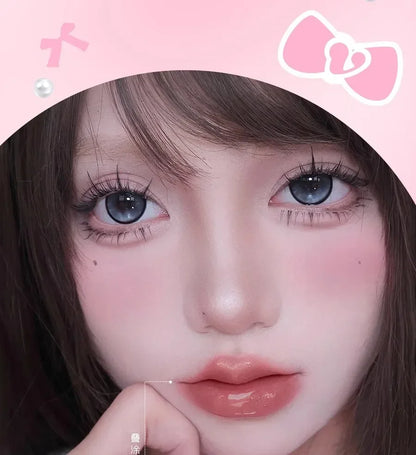 VEECCI Sweet Spicy Girl Ribbon Series Gift Box Makeup Kit Lipstick Eyeshadow Concealer Hair Rope Set Pink Delicate Cute Makeup