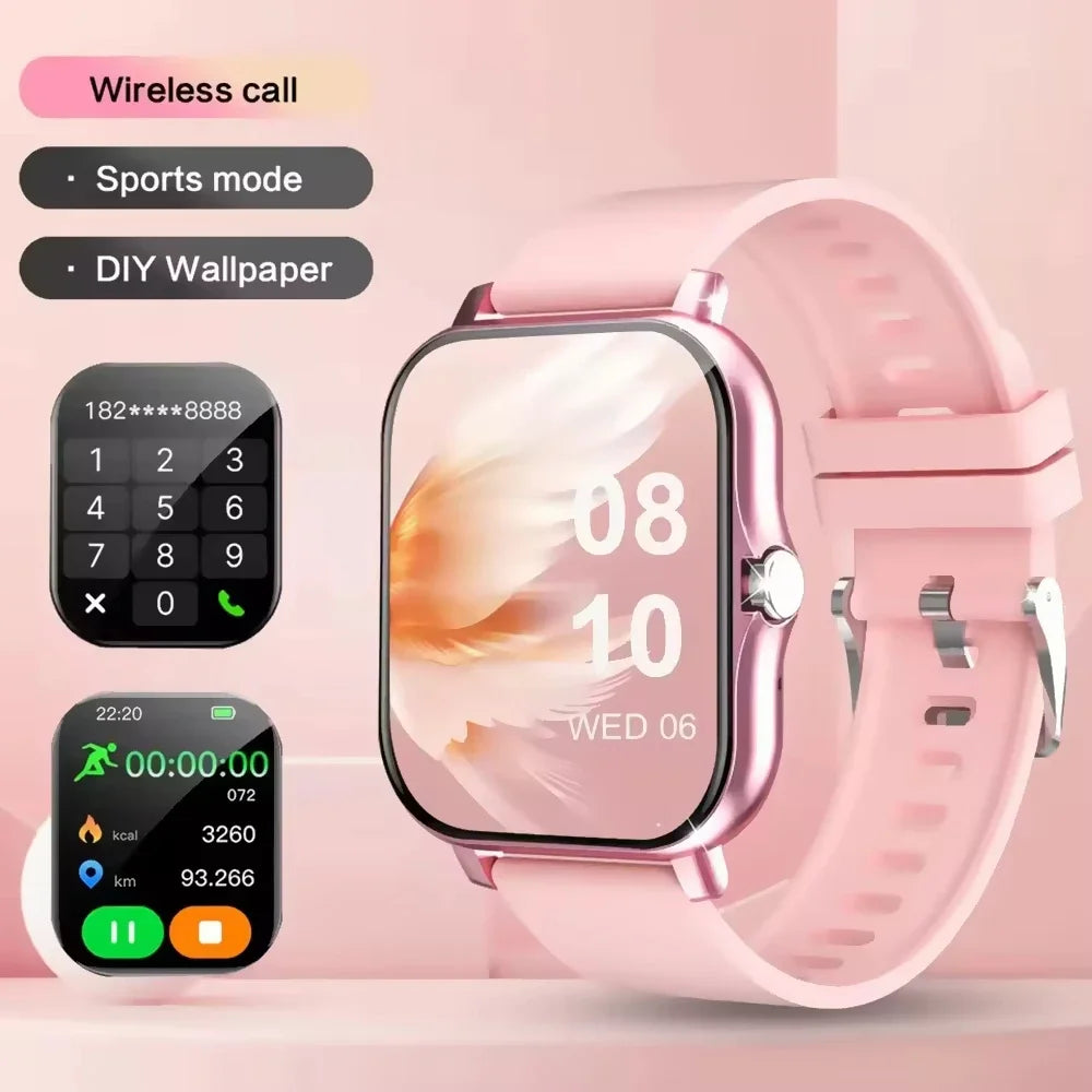 Lenovo 1.83 Waterproof Sport Smart Watch Fitness Tracker Wireless Call Health Monitor Clock Smartwatch for Men Women iOS Android