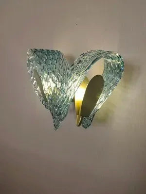Modern Blue Glass Led Pendant Lamp Copper Designer Hanging Chandeliers for Living Room Bar Bedroom Suspension lustre Lights