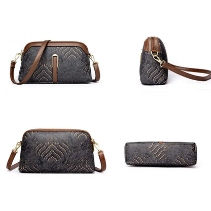 Luxury Designer Women's Shoulder Bag Fashion Print Purse Ladies High Quality Leather Crossbody Bag Messenger Commuter Sac A Main