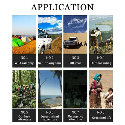 40W/70W Foldable Phone and Computer Fast Charging USB Waterproof Solar Panel Suitable for Camping and Hiking