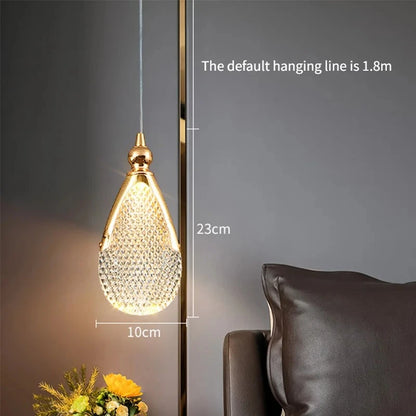 Stylish Modern Luxury Golden LED Pendant Lights Art Indoor Lamps for Hotel Hall Bedroom Living Room Home Decoration Chandelier