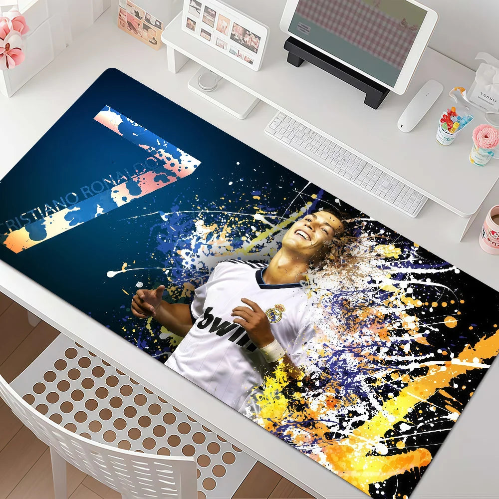 Athlete C-CR7 Mouse Pad Anti Slip Rubber Edge Locked Thickened Laptop Gaming Desk Mat