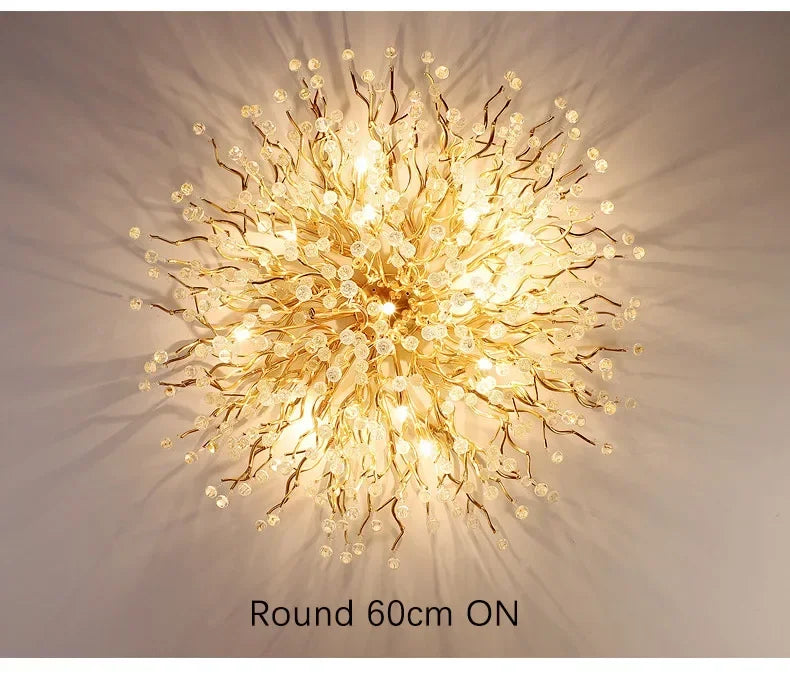 Rectangle Luxury Gold Crystal Chandelier For Dining Living Room Lobby Kitchen Table Modern Lurxy Gold Crystal Celling Chandelier