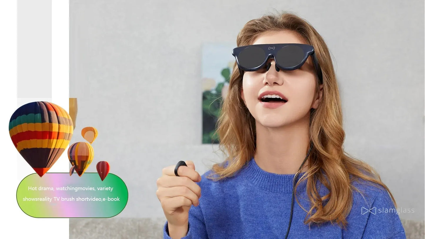 Slamglass Vision Air MR VR Smart Glasses Fov 50° Screen Private Cinema MR Viewing