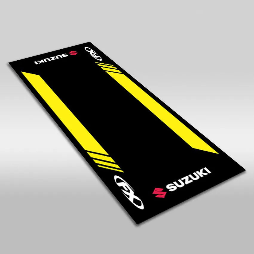 Motorcycle Display Carpet Suzuki Parking Mat Non Slip Garage Rug for Sports Racing Moto Electric Bike Entrance Home Decor