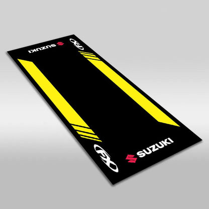 Motorcycle Display Carpet Suzuki Parking Mat Non Slip Garage Rug for Sports Racing Moto Electric Bike Entrance Home Decor