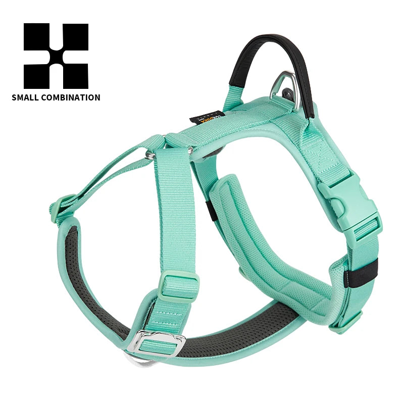 Pet Dog Harness No Pull Reflective for Small Medium Large Dog Explosionproof Vest Harness Adjustable Breathable Dog Chest Straps