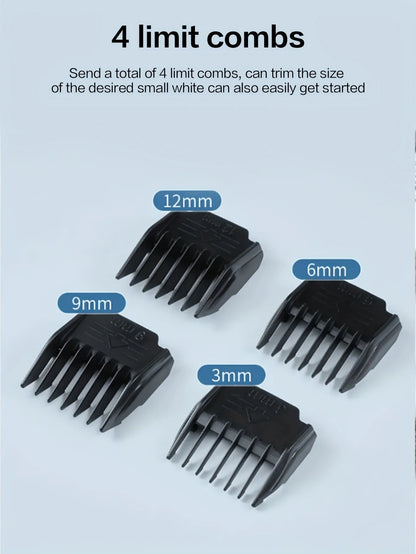 Pet Hair Trimmer Kit Electric Precision Clippers Perfect for Professional Grooming at Home, Ideal for Dogs and Cats