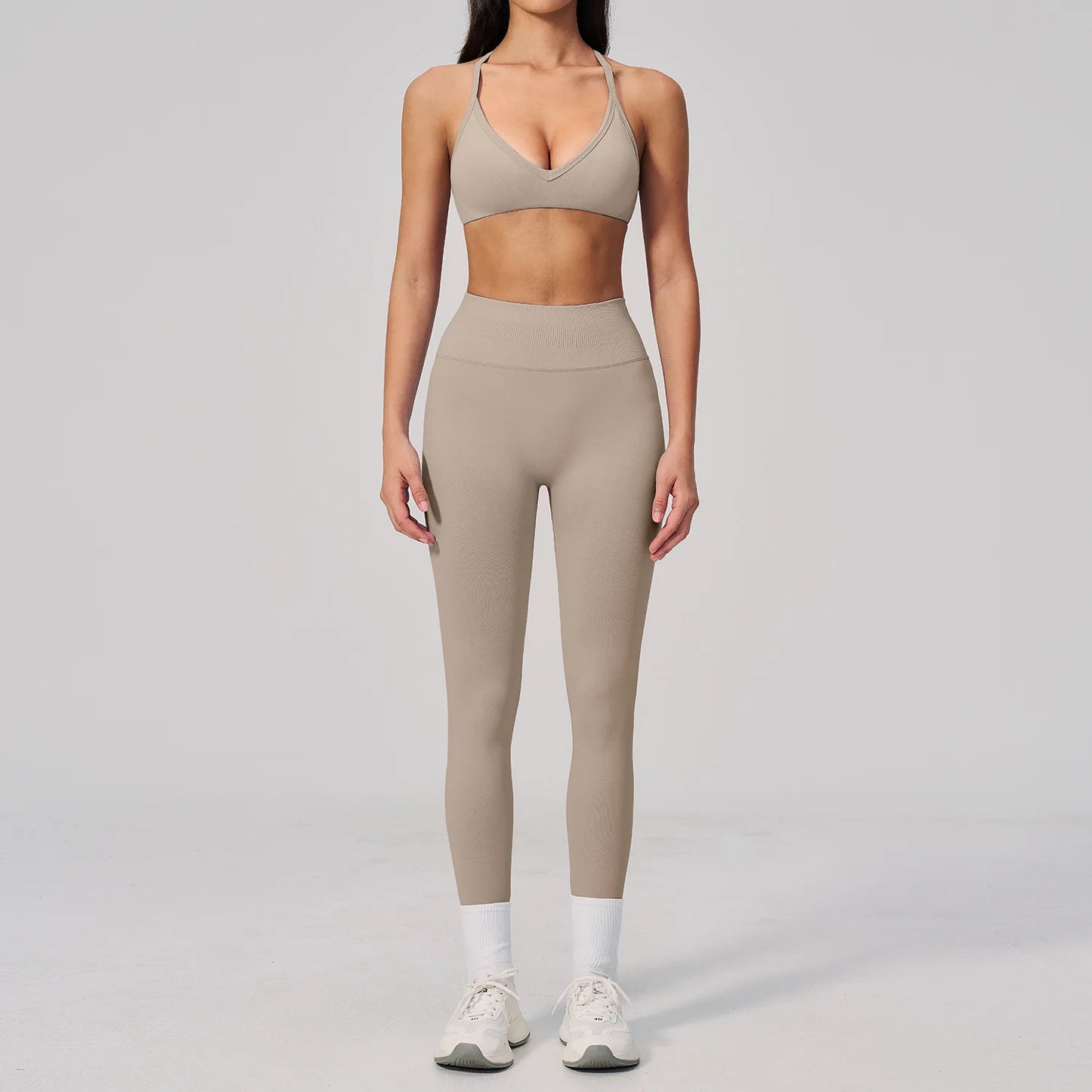 Fitness Suit 2PCS Women's Tracksuit Yoga Set Sports Outfits Gym Clothes Running Push Up Sportswear Female Workout Yoga Clothes