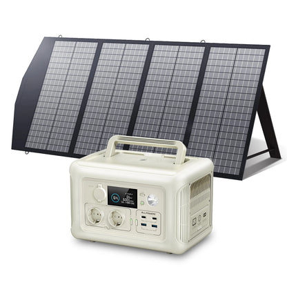 ALLPOWERS R600 Portable Power Station & Portable Solar Panel (option) Pure Sine Wave 299Wh Outdoor Solar Generator for Camping