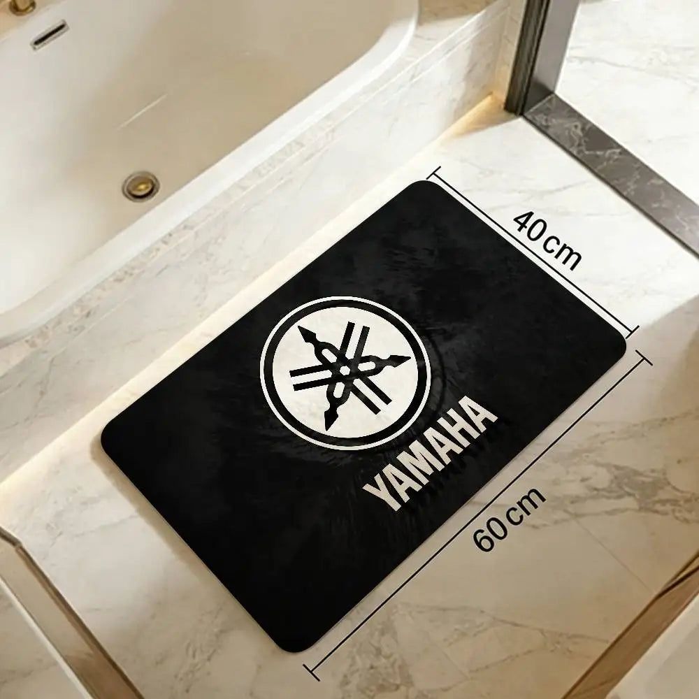 Motorcycle Classic Logo Y-YamahaS Door Mat Nordic Style Bedroom Living Room Doormat Home Balcony Anti-Slip Alfombra