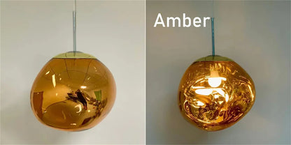 Nordic LED Lava Pendant Lights PVC Lighting Ideal for Living Room Indoor Decor Home Fixtures Loft Kitchen Hanging Lamp