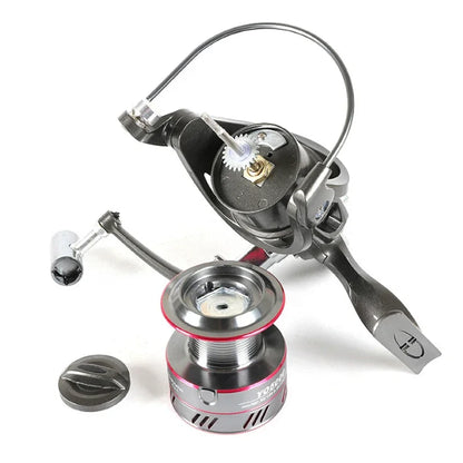 1000-7000 Series Metal Wire Cup 5.2:1 Gear Ratio, 26LB Max Drag, Spinning Fishing Reel, For Freshwater Saltwater Carp Fishing