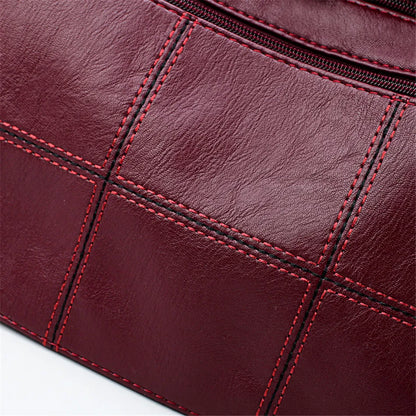 2 Layers Genuine Brand Leather Shoulder Messenger Luxury Handbags Women Bags Designer High Quality Crossbody Bags for Women Sac