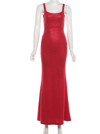 Nibber Low-Neck print Stretch Backless Sequin Dress Women Sexy Sleeveless Skinny Elegant Fashion Party chic Club Maxi Bodycon