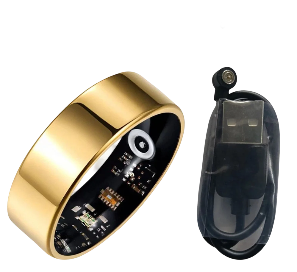 2026 New Smart Ring Heart Rate Blood Pressure Sleep Monitoring Motion Tracking IP68 Waterproof Men Women Smart Ring Holiday Gift