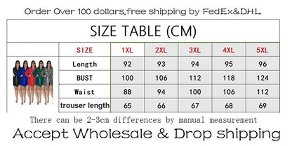 Jumpsuits Women Elegant Luxury Plus Size Party Ladies Long Sleeve Jumpsuit with Sequins 3xl 4xl 5xl Sexy Evening Woman Jumpsuit
