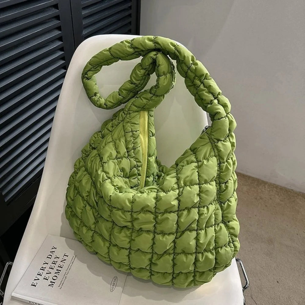 Cloud Crossbody Bag Soft Dumpling Tote Bag Fashion Satchel Bag Large Capacity Sling Bag Solis Color Casual Bags
