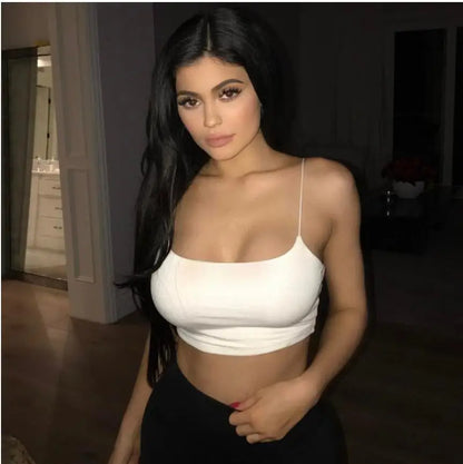 Sexy Sleeveless Vest Corset Crop Top Women Aesthetic Clothing Summer Y2k Streetwear White Black Yellow Red Tank Top for Womens