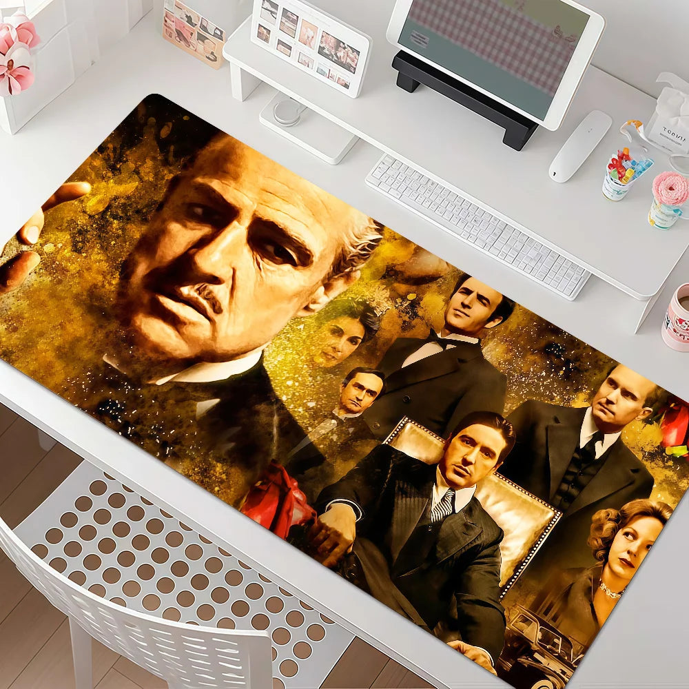 Movie The G-godfather Mouse Pad Anti Slip Rubber Edge Locked Thickened Laptop Gaming Desk Mat