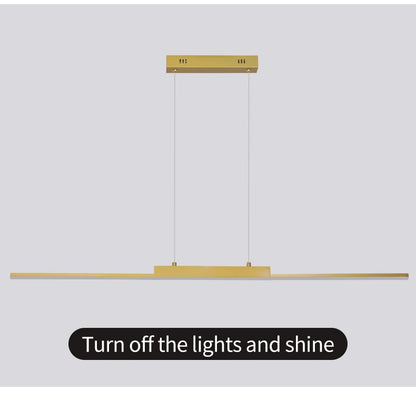100CM Black/Gold Pendant Lights Dining Room Lights For Kitchen Long Chandelier Living Room Pendant Lamp Home Decoration Lighting