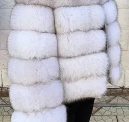 Fox Fur Coat Real Women'S New Fashion Furry And Skin Clothing Natural New In Coats & Jackets