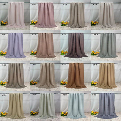 Mini Modal Hijab with Undercap Set Basic Stretchy Pullover Headscarf Thin Breathable Sunscreen Head Wrap Hijabs Scarf 165*50cm