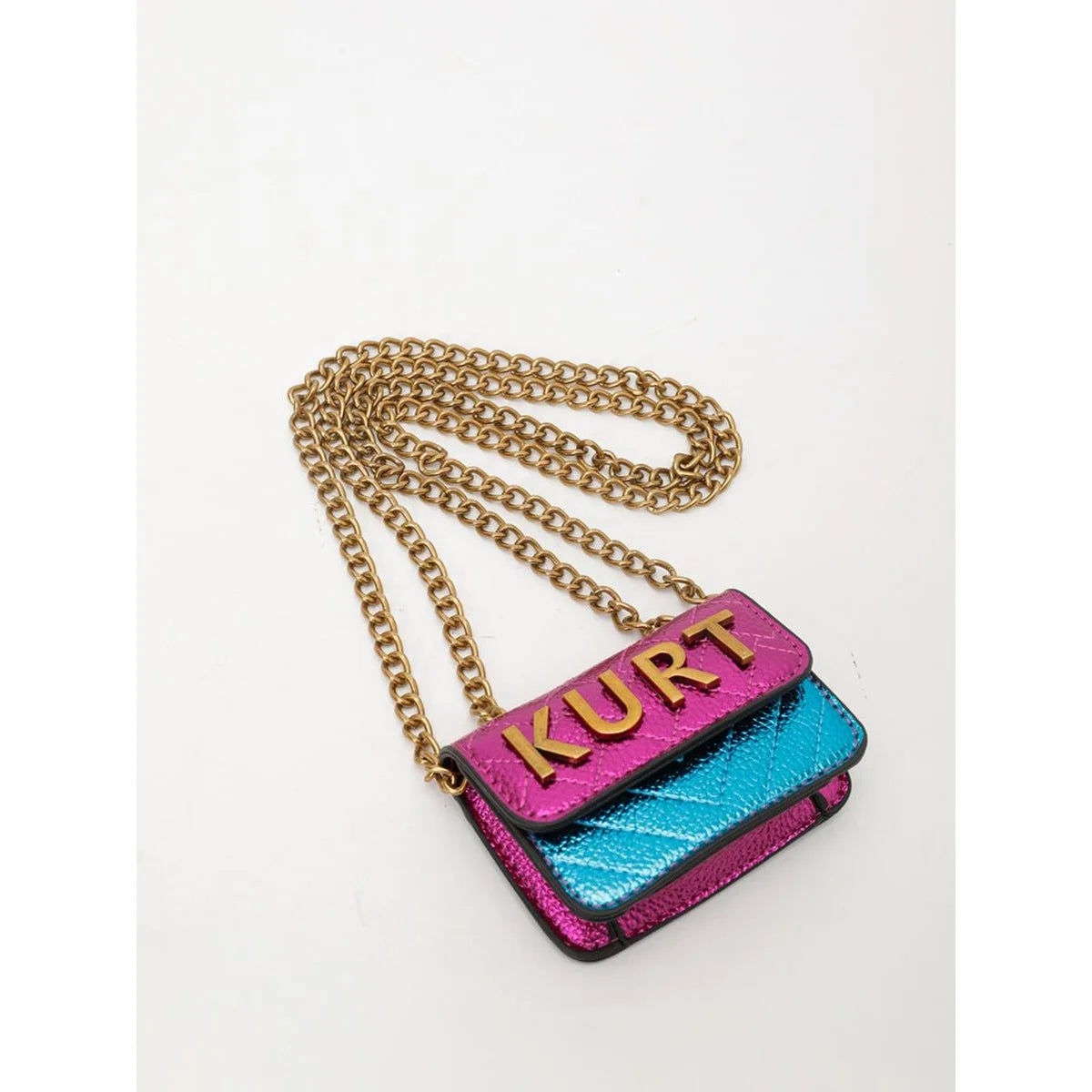 Mini Magnetic Crossbody Bag, Letter Flap & Chain Strap, Zipper Closure, Multi-Color for Daily & Office.