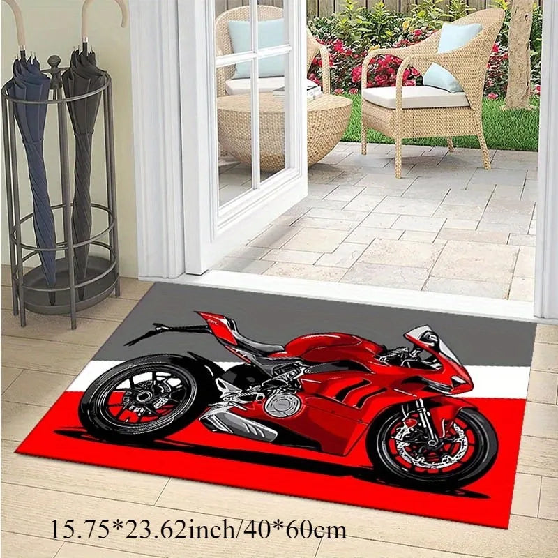 House Entrance Doormat Hallway Carpet Motorcycle Living Room Rugs D-Ducati Foot Carpets Bath Rug Floor Mats Non-slip Home Decor