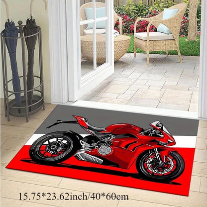 House Entrance Doormat Hallway Carpet Motorcycle Living Room Rugs D-Ducati Foot Carpets Bath Rug Floor Mats Non-slip Home Decor