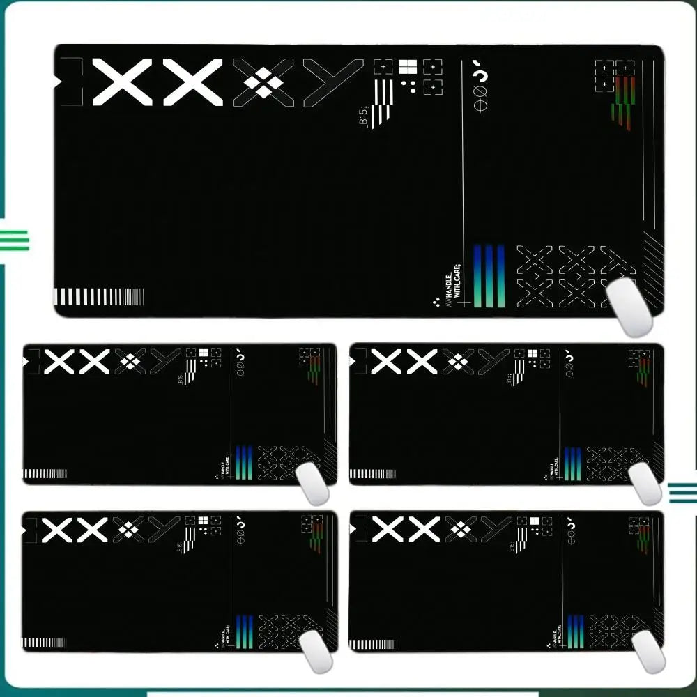 Geometry Pattern Mouse Pad Large Computer Office Table Mats Rubber Anti-slip Gaming Keyboard Mousepads Long Desk Pads 1000x500mm