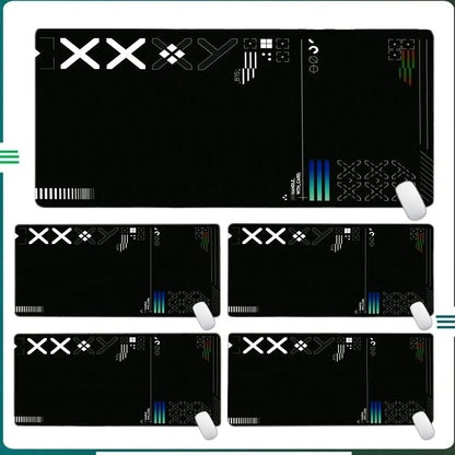 Geometry Pattern Mouse Pad Large Computer Office Table Mats Rubber Anti-slip Gaming Keyboard Mousepads Long Desk Pads 1000x500mm