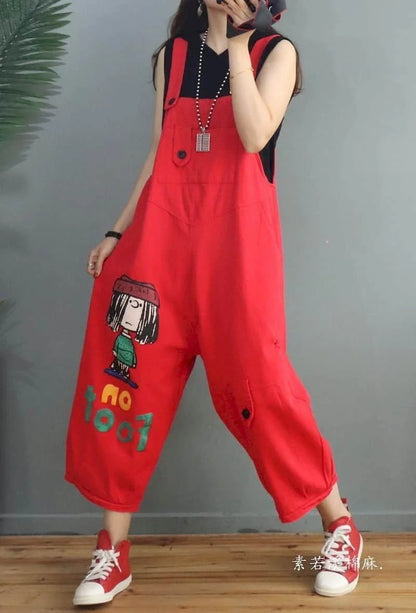 Denim Jumpsuits Women Straight Pants One Piece Outfit Women Rompes Loose Korean Style Casual Vintage Playsuits Women Clothing