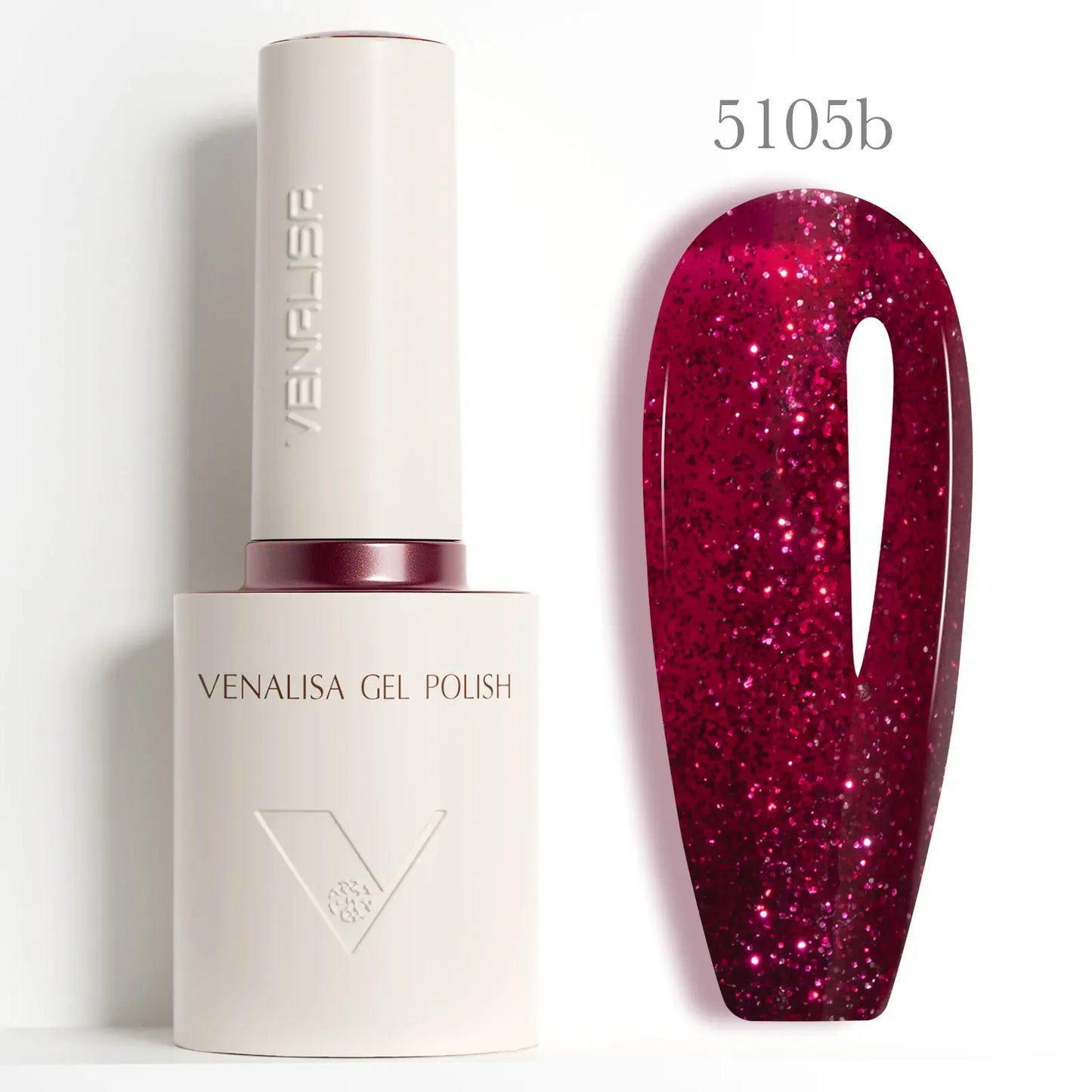 Venalisa 10ml HEMA TPO Free Red Cat Eye Gel Polish Soak Off UV LED Magnetic Nail Polish Diamond Top Long Wear Gel Varnish